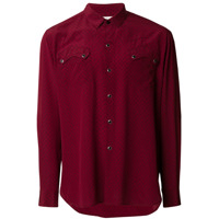 Saint Laurent Camisa estampada - Vermelho
