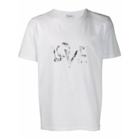 Saint Laurent Camiseta com estampa - Branco