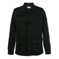 Saint Laurent Jaqueta com bolsos - Preto