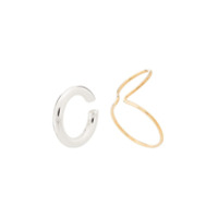 Saskia Diez Ear cuffs dourado e prateado