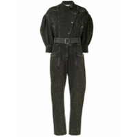 Sea Macacão jeans com cinto - GRAPHITE