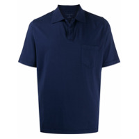 Sease patch-pocket polo shirt - Azul
