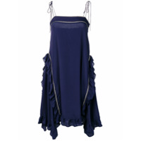 See by Chloé frill trim cami dress - Azul