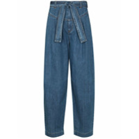 See by Chloé tie-waist jeans - Azul