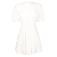 Self-Portrait Vestido de crochê - Branco