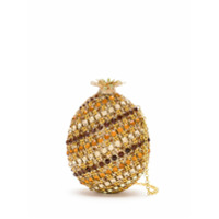 SERPUI Clutch Pineapple bordada - Dourado