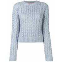 Sies Marjan thatched cable sweater - Azul