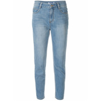 SJYP Calça jeans com aplicações - Azul
