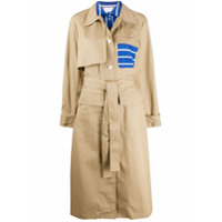 SJYP Trench coat contrastante - Neutro