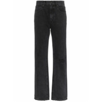 Slvrlake Calça jeans reta - Preto