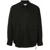 SOLID HOMME Camisa mangas longas - Preto