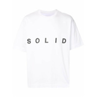 SOLID HOMME Camiseta oversized - Branco