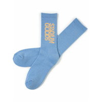 Stadium Goods embroidered logo socks - Azul