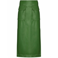 STAUD Saia midi Burn - Verde