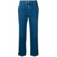 Stella McCartney Calça jeans cropped - Azul