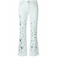 Stella McCartney Calça jeans 'Stars' - Azul