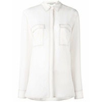 Stella McCartney Camisa de seda - Neutro