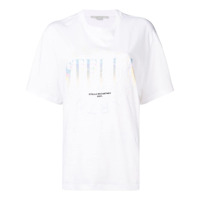 Stella McCartney Camiseta com logo - Branco