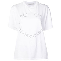 Stella McCartney Camiseta com logo - Branco