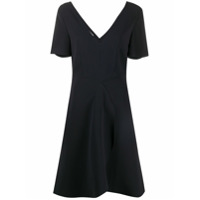 Stella McCartney Vestido gola V - Azul