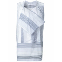 Stella McCartney Vestido listrado - Branco