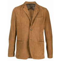 Stewart Blazer Charles de couro - Marrom