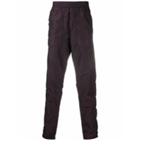 Stone Island Calça reta texturizada - Roxo