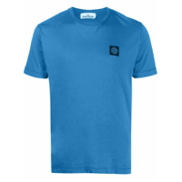 Stone Island Camiseta com patch de logo - Azul