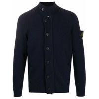 Stone Island Cardigan com abotoamento - Azul