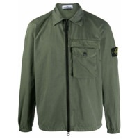 Stone Island cotton shirt jacket - Verde