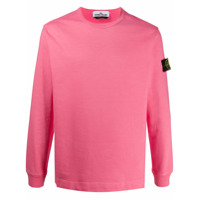 Stone Island garment-dyed sweatshirt - Rosa
