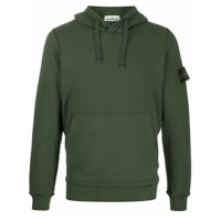 Stone Island Moletom com capuz e logo - Verde