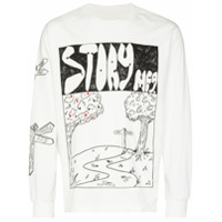 STORY mfg. Blusa Sweet Route - Branco