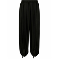 Styland Calça com pregas - Preto