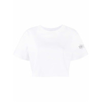 Styland Camiseta cropped de jersey - Branco
