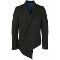 sulvam Blazer assimétrico - Preto