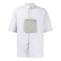 Sunnei Camisa com detalhe de bolsa - Cinza