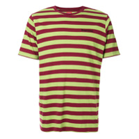 Supreme Camiseta com listra - Vermelho