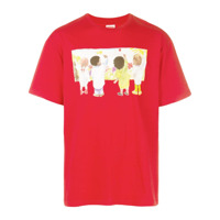 Supreme Camiseta Kids - Vermelho