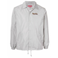 Supreme Jaqueta com logo - Cinza