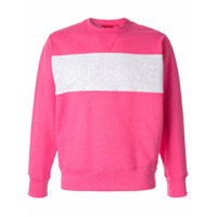 Supreme Moletom com logo - Rosa