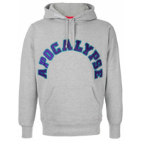 Supreme Moletom com patch - Cinza