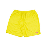 Supreme Short de natação com logo - Amarelo