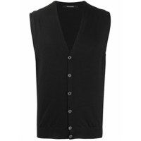Tagliatore Cardigan sem mangas - Preto