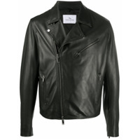 Tagliatore leather biker jacket - Preto