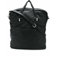 Tagliatore multi-strap leather tote bag - Preto