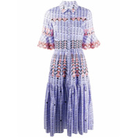 Temperley London Vestido midi Poet - Roxo