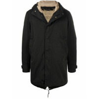 Ten C hooded padded coat - Preto