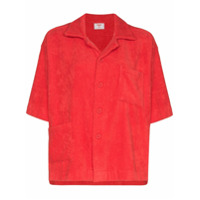 Terry Camisa Terry de algodão - Vermelho