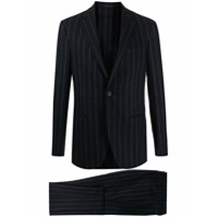 The Gigi Terno 2 peças risca de giz - Azul